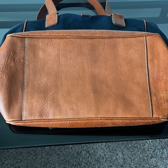 Ralph Lauren RLFC Rugby Blue Large Tote with Leather Trim - Picture 8 of 16